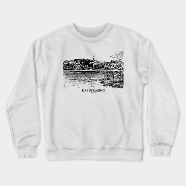 Kapuskasing - Ontario Crewneck Sweatshirt by Lakeric